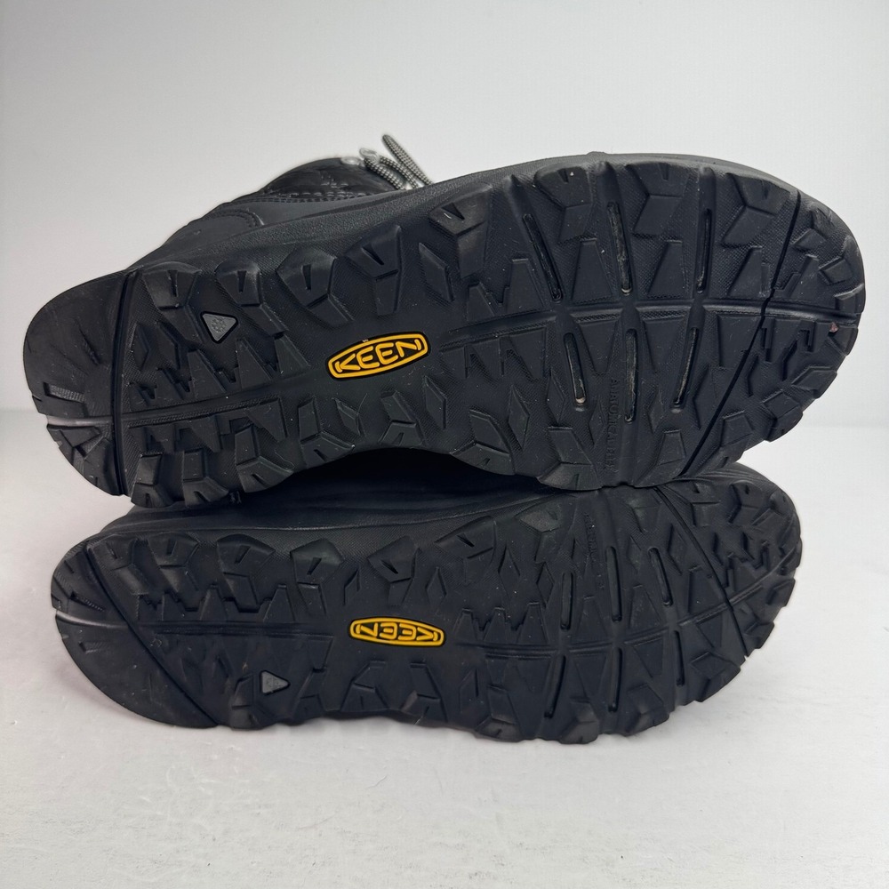 Keen Terradora II Ankle Pull-On Waterproof Winter Boots Black Faux Fur Size 8.5 - Picture 8 of 8